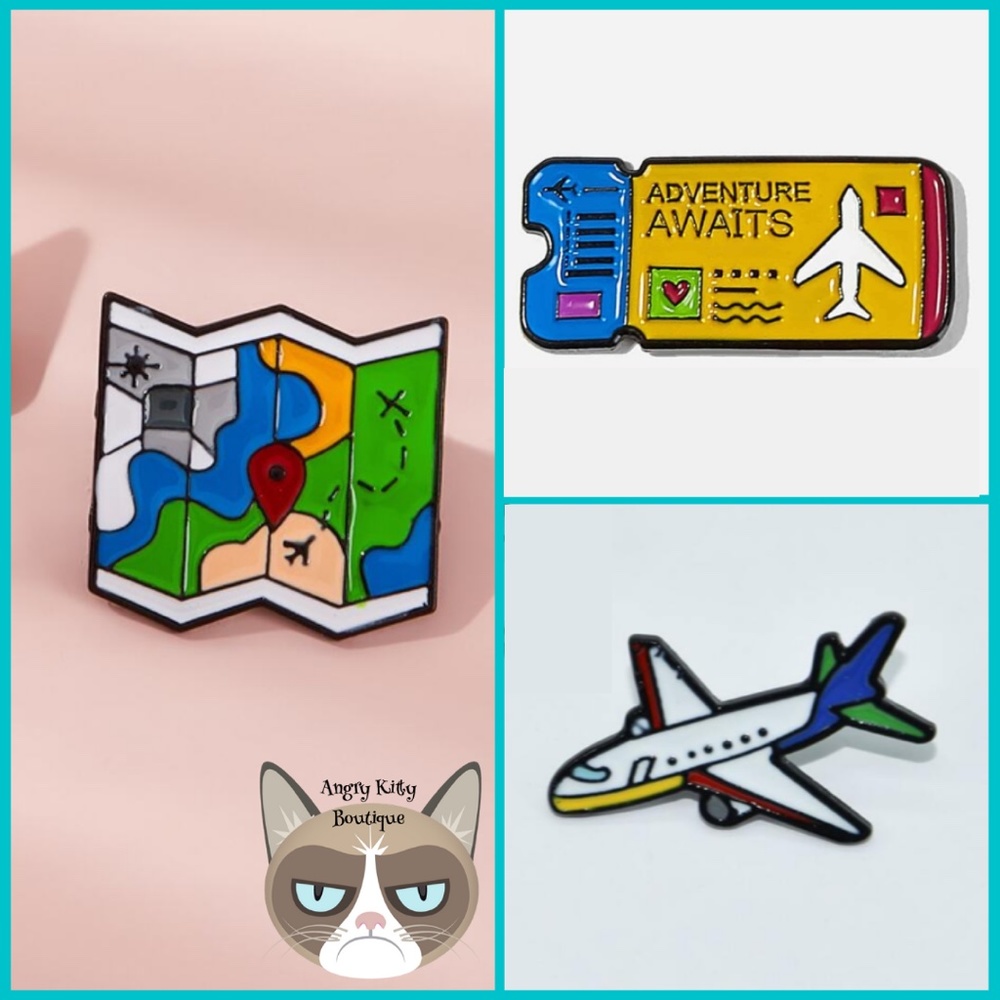 🔵 80% off 🔵 Travel Lover's Pin Set